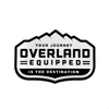 Overland Equipped decal window white