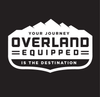 Overland Equipped decal window white