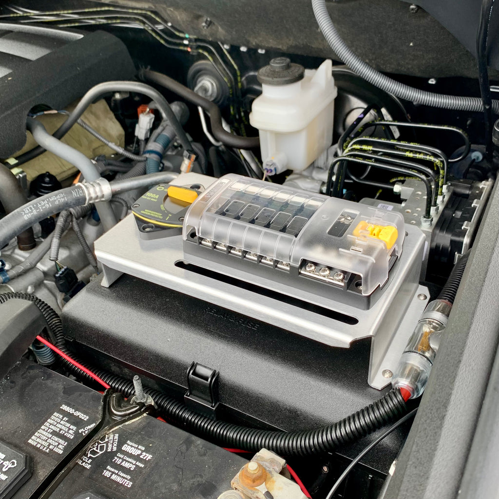 Toyota Tundra Auxiliary Power Fuse Block Bracket (20072021) Overland Equipped